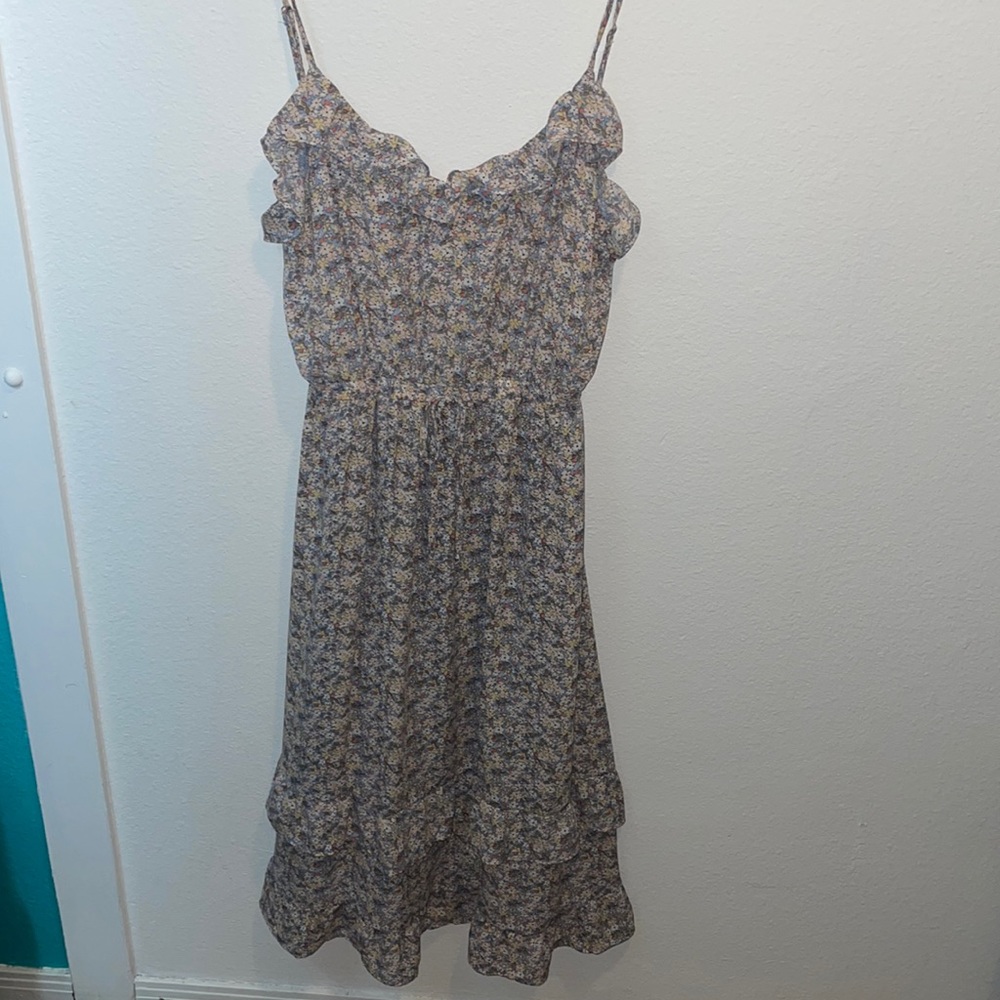 Cute Floral Sienna Sky MIDI Dress flowy